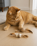 Carica l'immagine nel visualizzatore della galleria, NOQIVA Gioco per Gatti in Sisal Naturale con Piuma