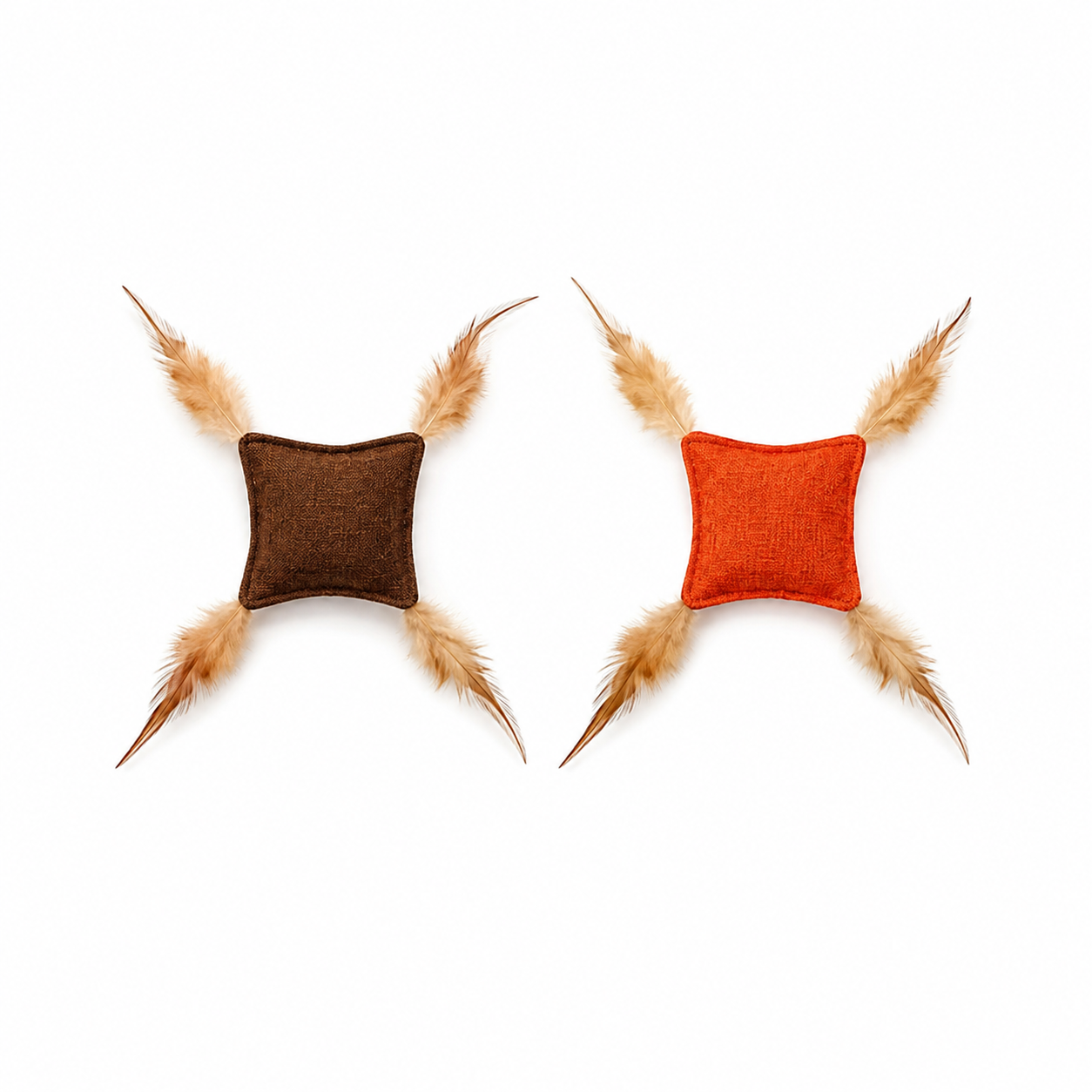 NOQIVA Gioco per Gatti in Tela Piumata